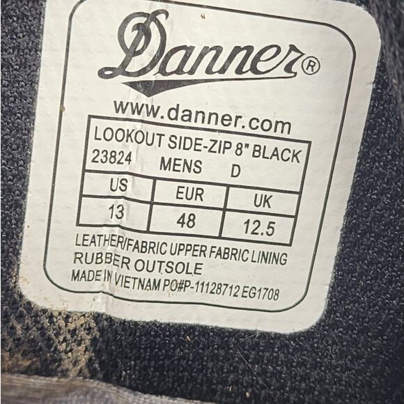 Danner Boots Lookout Side Zip 8\